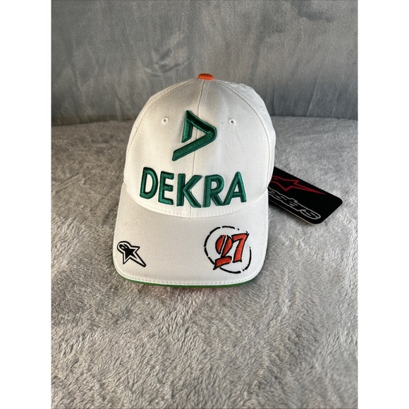 Alpinestars Other - Alpinestars DEKRA #27 Hat S/M Fitted Racing Motorsport Adjustable Y2K